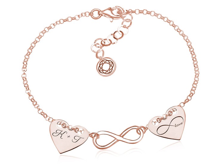 bransoletka infinity serce