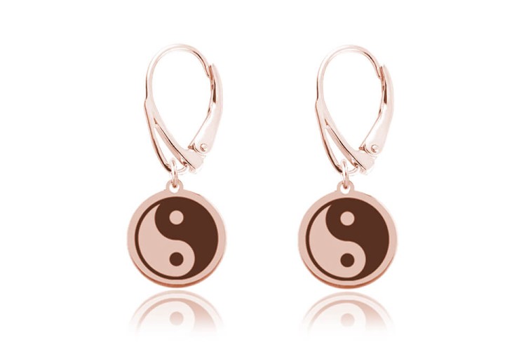 kolczyki yin yang