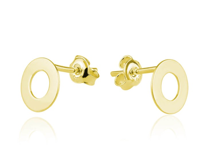 kolczyki ringi złote