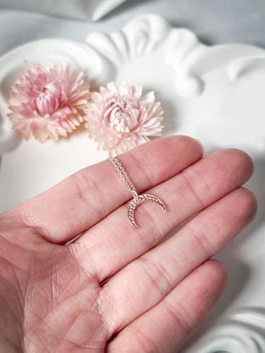 naszyjnik księżyc lunula