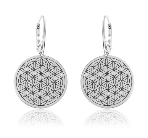 kolczyki kwiat zycia