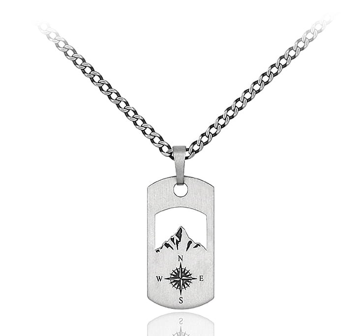 naszyjnik męski nieśmiertelnik góry