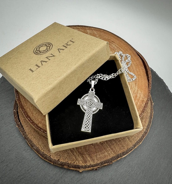 naszyjnik meski krzyż celtycki