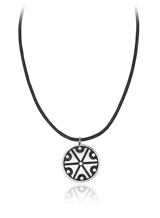 Męski naszyjnik Perun na rzemieniu