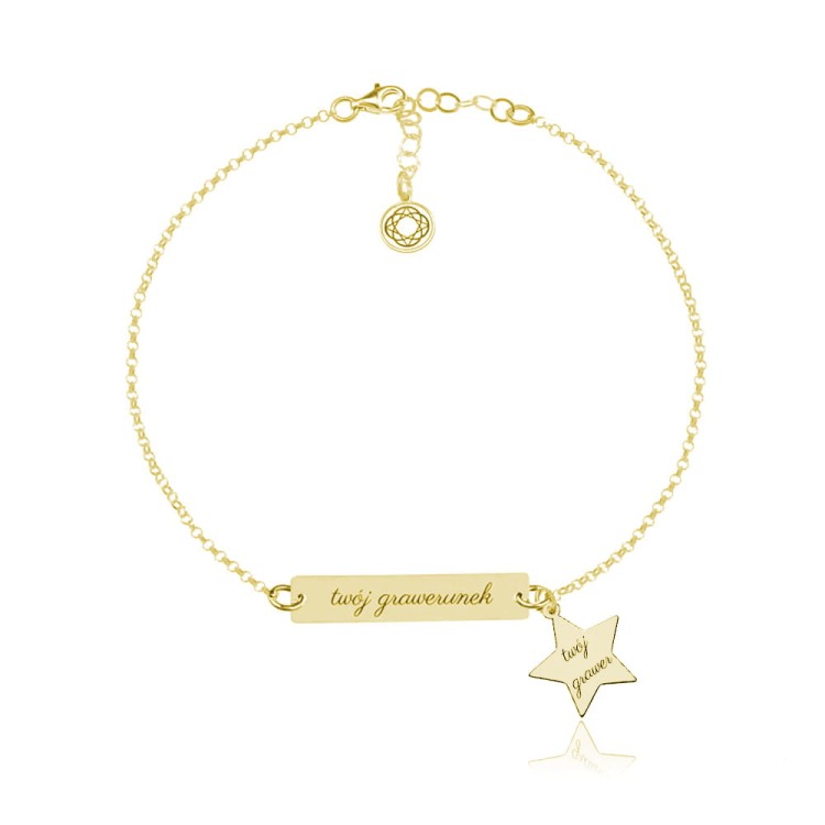 bransoletka z gwiazdką