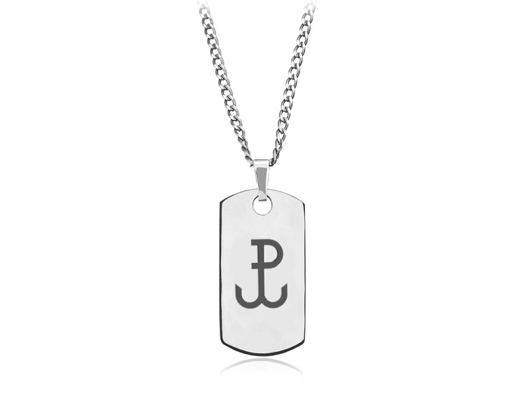 naszyjnik męski nieśmiertelnik Polska Walcząca