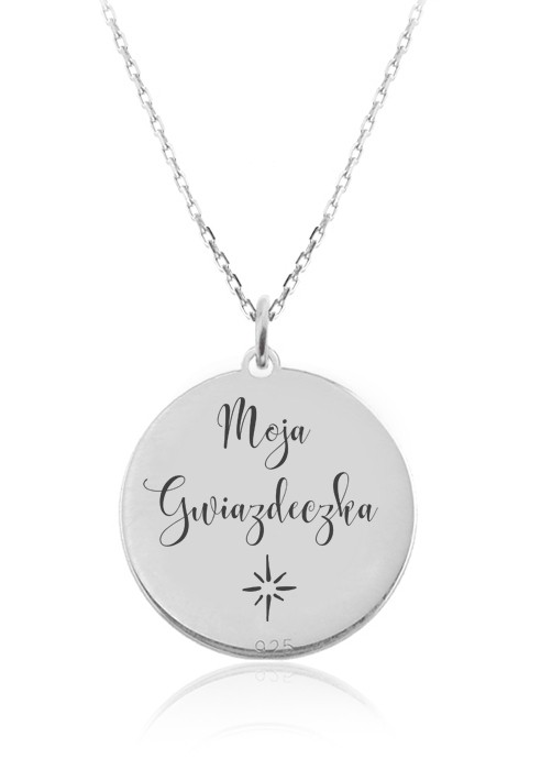 naszyjnik Moja Gwiazdeczka z grawerem