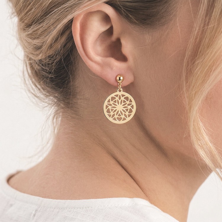 kolczyki z rozetą Madeleine