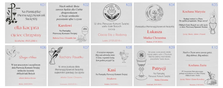 wybór tabliczki