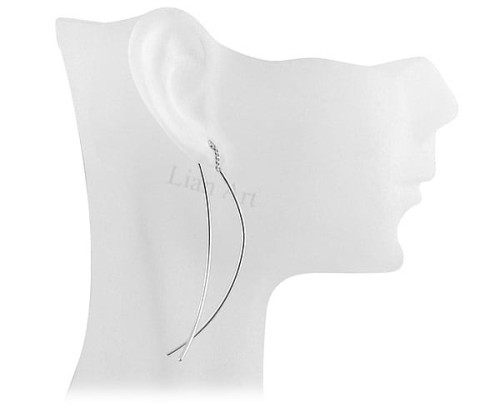 kolczyki przewlekane