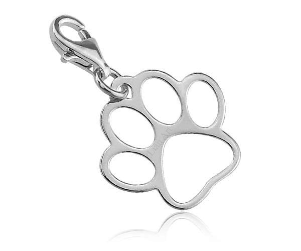 zawieszka do bransoletek łapka