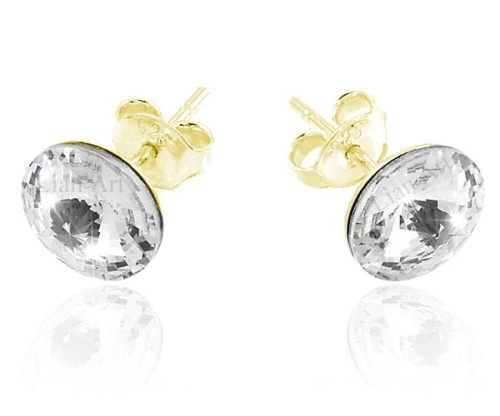 Kolczyki z kryształem Swarovski