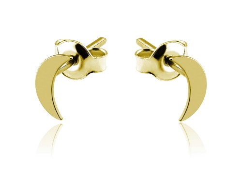 kolczyki złote księżyce