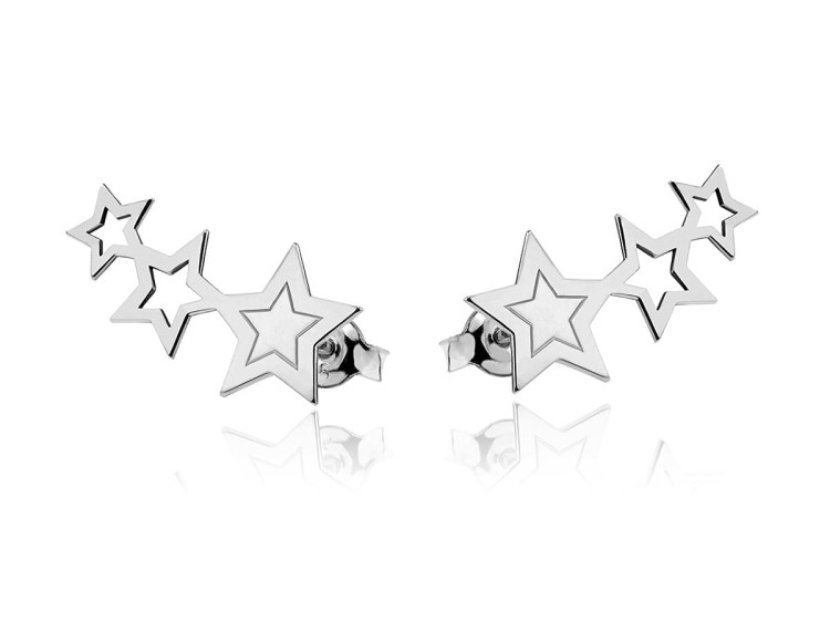 kolczyki nausznice gwaizdki