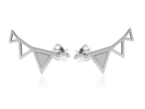 kolczyki nausznice trójkaty