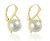 Kolczyki Srebrne z perłami Swarovski® - 24k złocenie