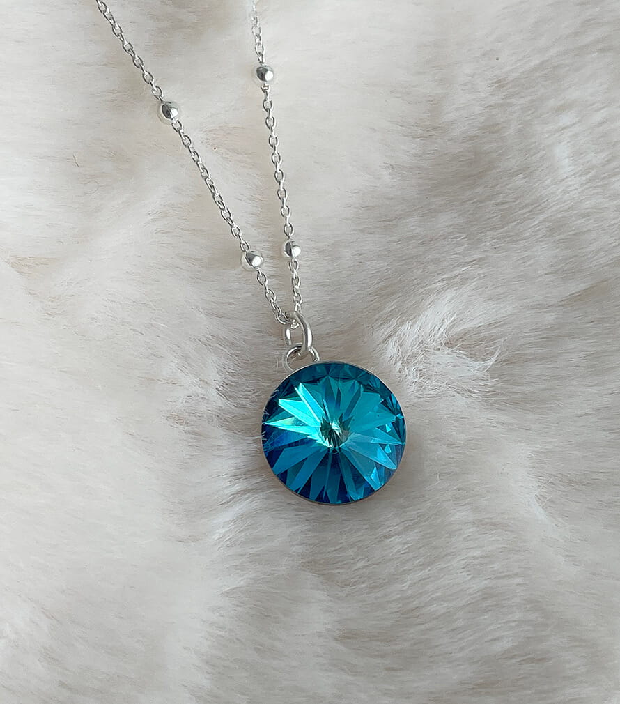 Naszyjnik Cristiana z kryształkiem